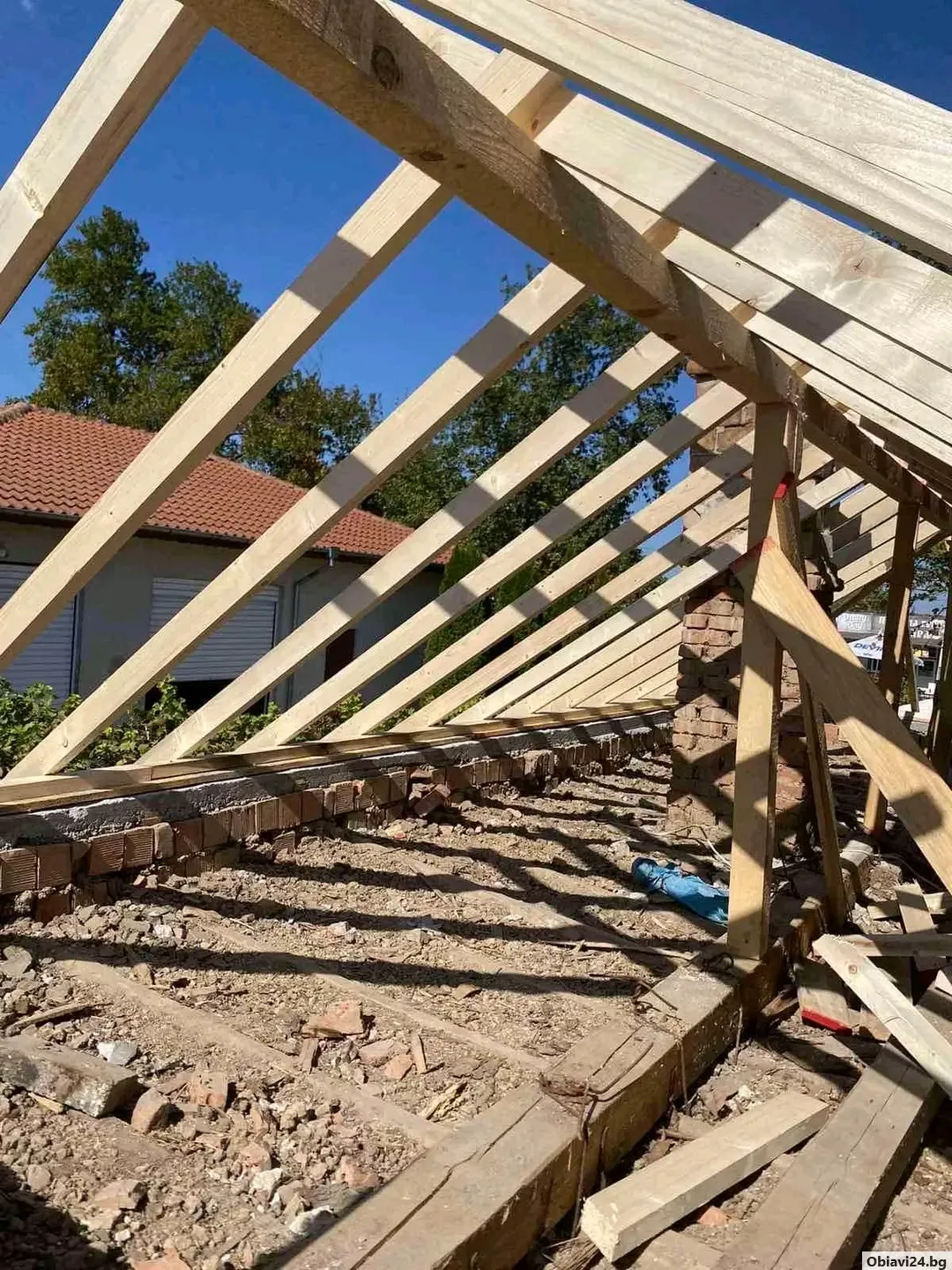 Строителна фирма за ремонт и изграждане на покриви навеси керемиди ламарини огради улуци - obiavi24.bg