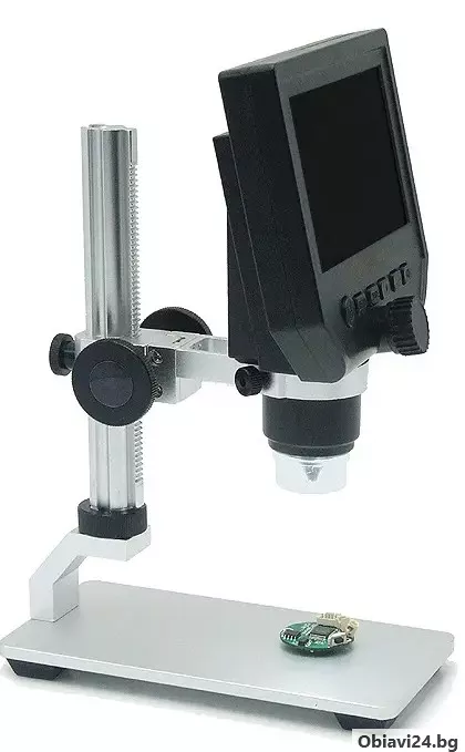 Цифров микроскоп с увеличение до 600 пъти, 4,3 инча HD дисплей - obiavi24.bg