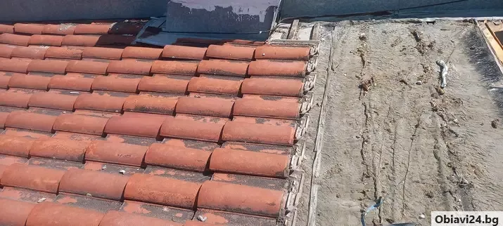 Изграждане и ремонт на покриви хидроизолация улуци керемиди водосточни тръби ламарини - obiavi24.bg