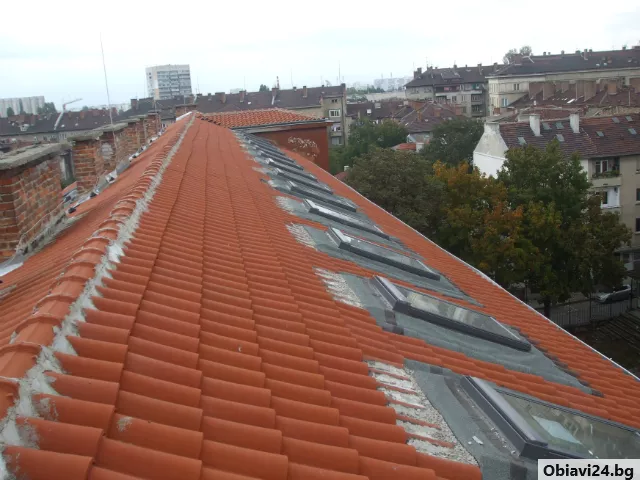 Ремонт и изграждане на покриви навеси керемиди улуци хидроизолация Гаранция - obiavi24.bg
