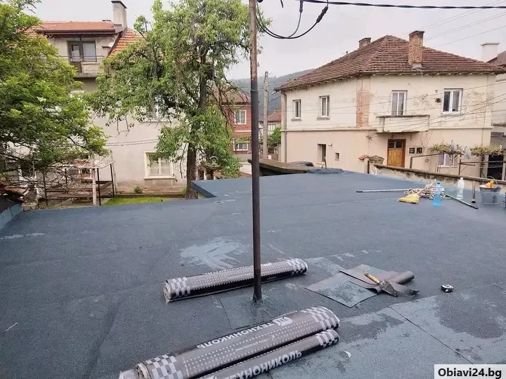 Строителна фирма за ремонт на покриви хидроизолация улуци бетони площадки пътеки замски комини - obiavi24.bg