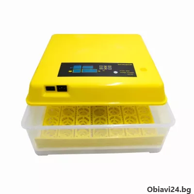 Инкубатор двойно захранване 220+12v за 56 яйца - obiavi24.bg