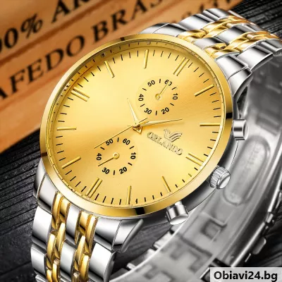 Мъжки класически часовник със стилен дизайн - obiavi24.bg