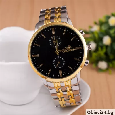 Мъжки класически часовник със стилен дизайн - obiavi24.bg
